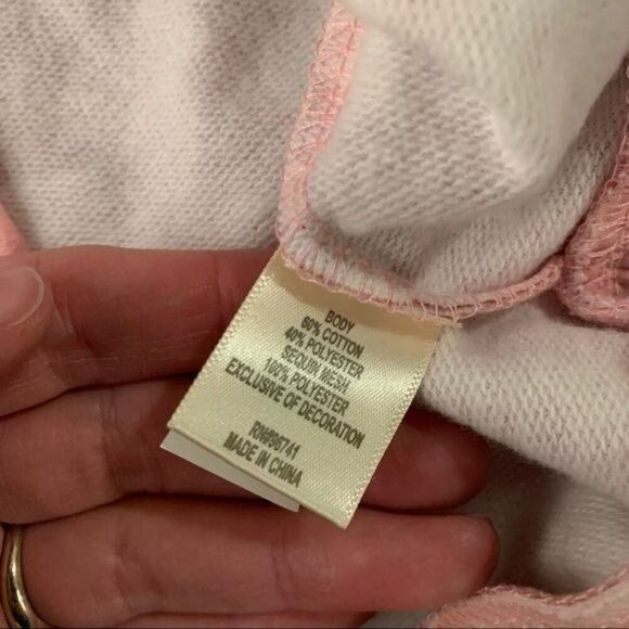 Belle du jour girls pink tie dye sequin butterfly long sleeve hoodie dress - M - Picture 5 of 9